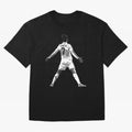 CR7 Cristiano Ronaldo Artwork - Pop Art Style Oversized T-Shirt Honor the Beautiful Game during FIFA World Cup 2026 Spirit, with Netherlands, Messi, Neymar and Mbappe, Sports Nostalgia, International Competition, Famous Players and Unforgettable