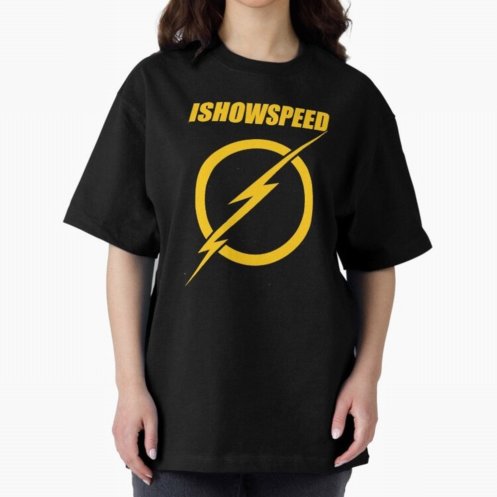 ISHOWSPEED MERCH LOGO Oversized T-Shirt Carry the Colors and Pride of FIFA World Cup 2026 Group Stage Featuring Neymar, Argentina, France and Brazil Energy, Football Passion, Legendary Performances, Festival Vibes and Supporter Community; Ideal for