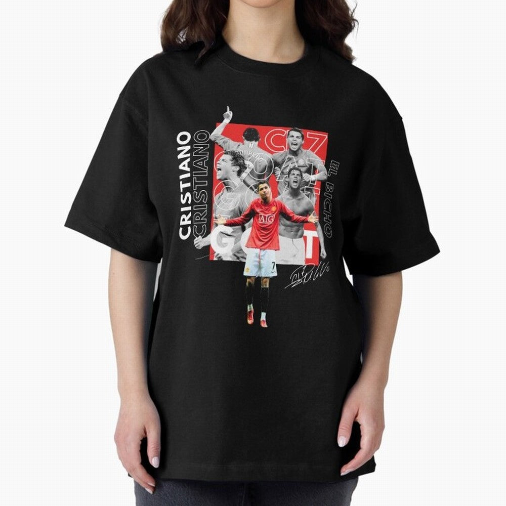 Cristiano Ronaldo CR7 Oversized T-Shirt Feel the Heartbeat of Match Day Hype around FIFA World Cup 2026 USA Canada Mexico, Mbappe and Neymar, Argentina, France and Brazil, Stadium Memories, Football Loyalty, International Chants and Championship