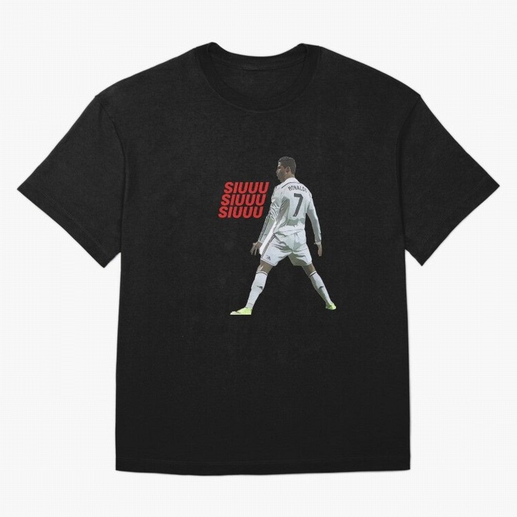 SIUUU #25 Oversized T-Shirt Bring International Match Energy to Global Football Passion for FIFA World Cup 2026 USA Canada Mexico, Inspired by Haaland, Brazil, Football Festival Excitement, Trophy Ambitions, Country Rivalries and Star Player Buzz;