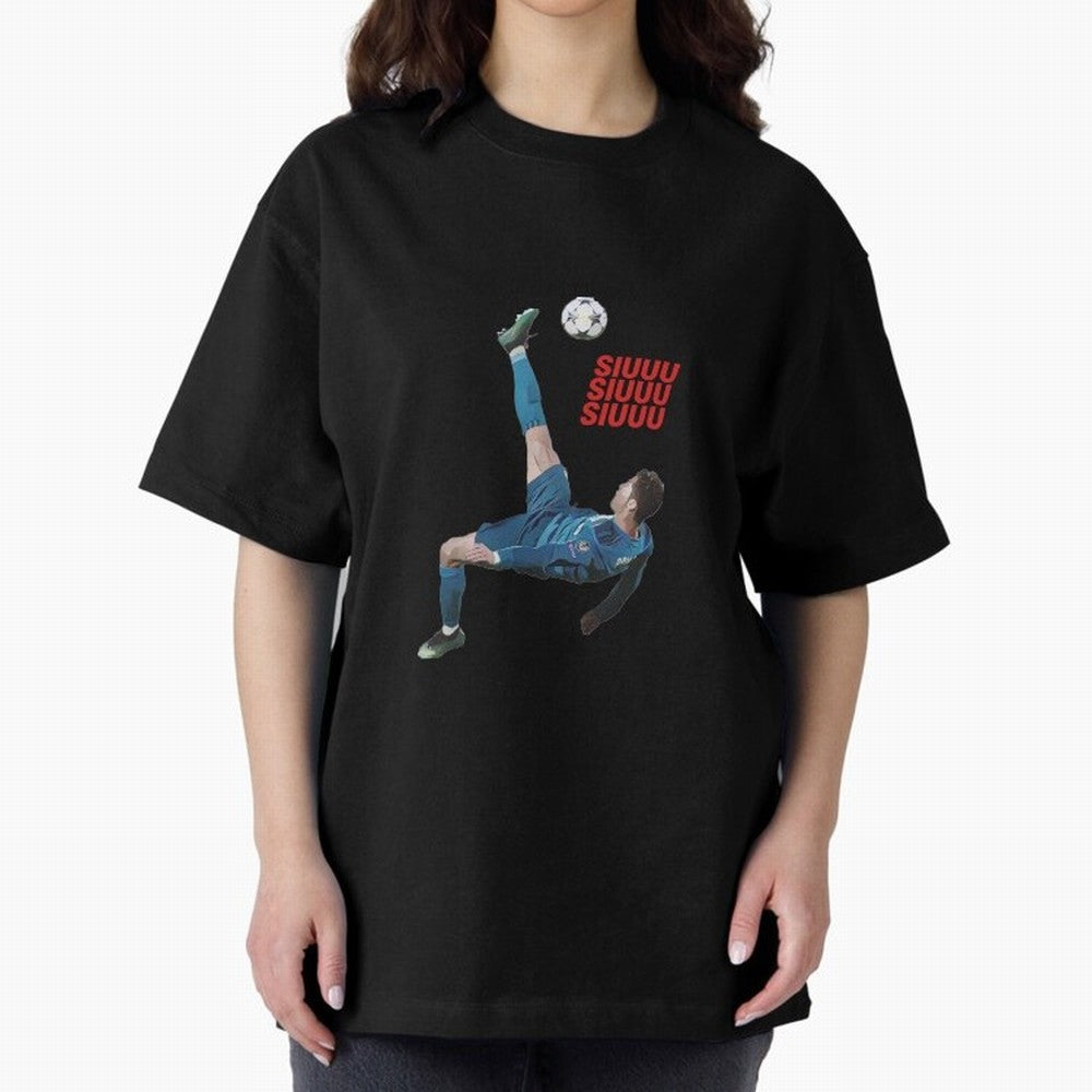 SIUUU #33 Oversized T-Shirt Bring Supporter Culture to FIFA World Cup 2026 Spirit, Celebrating England, France and Netherlands, Mbappe and Neymar, Match Day Excitement, Supporter Culture, Golden Goals and Global Football Passion; Made for