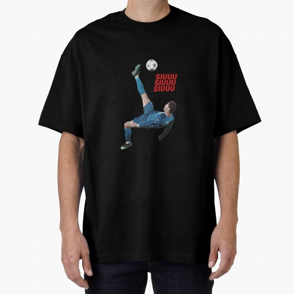 SIUUU #33 Oversized T-Shirt Bring Supporter Culture to FIFA World Cup 2026 Spirit, Celebrating England, France and Netherlands, Mbappe and Neymar, Match Day Excitement, Supporter Culture, Golden Goals and Global Football Passion; Made for