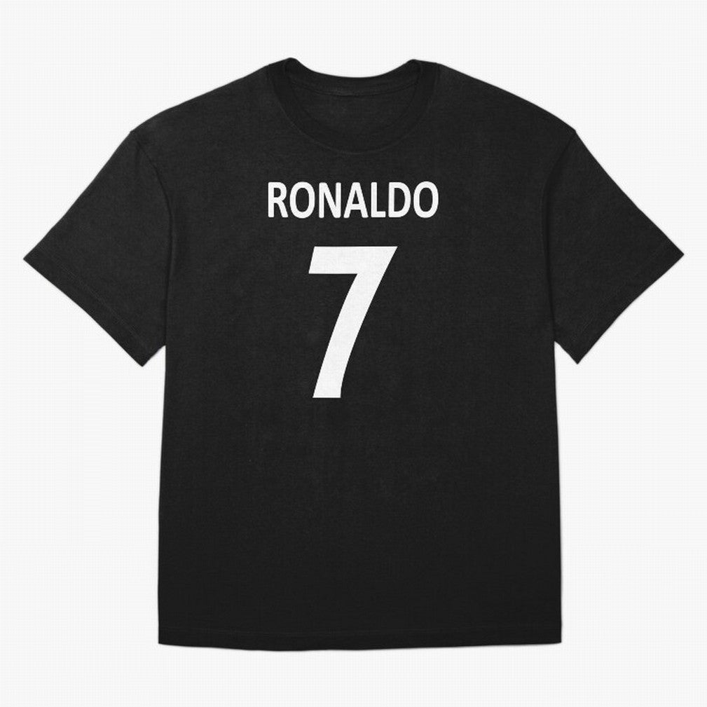 RONALDO NO.7 Oversized T-Shirt Celebrate National Team Dreams in FIFA World Cup 2026 Group Stage Spirit, Highlighting Argentina and Brazil, Cristiano Ronaldo, Championship Spirit, Famous Goals, Roaring Crowds and International Football Unity;
