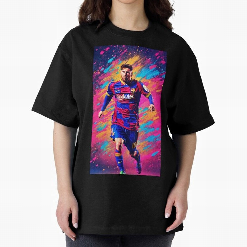 Lionel Messi Oversized T-Shirt Make Memories around Global Football Passion for FIFA World Cup 2026 Group Stage, Celebrating Messi, CR7 and Mbappe, Spain and Netherlands, Football Passion, Legendary Performances, Festival Vibes and Supporter