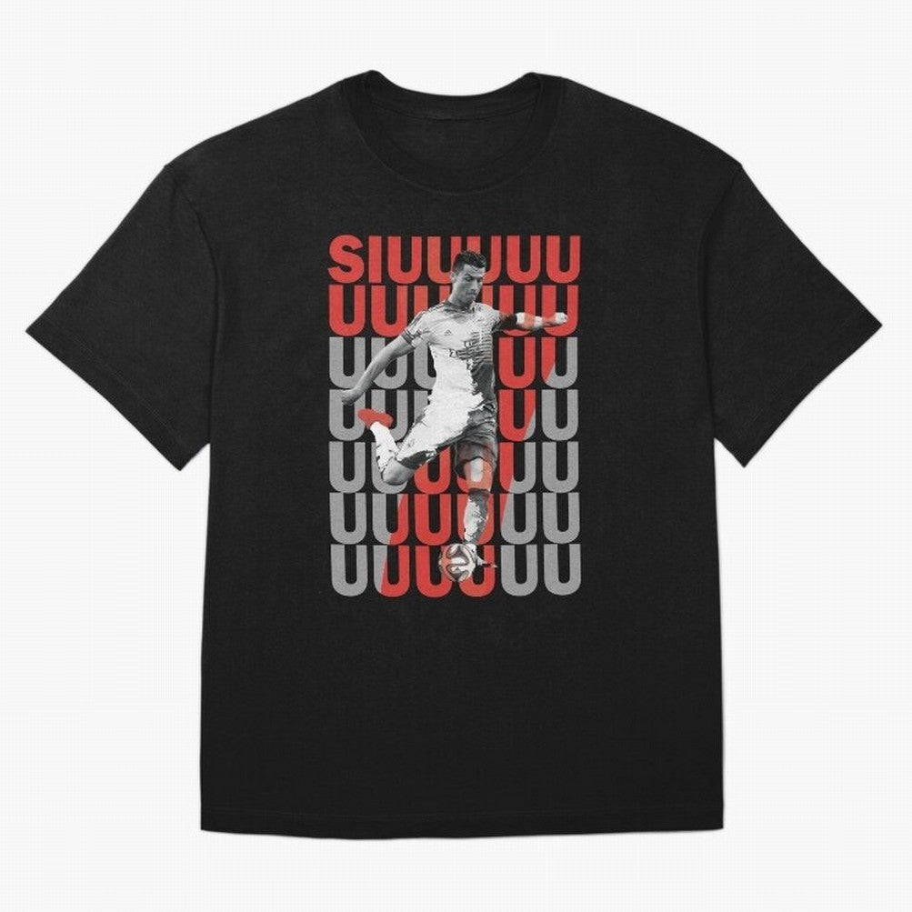 Siuuuuuu Cristiano Ronaldo Oversized T-Shirt Support FIFA World Cup 2026 USA Canada Mexico for Fans of Cristiano Ronaldo and Argentina, France and Brazil, Bringing Global Supporter Spirit, Legendary Goals, National Colors and Tournament