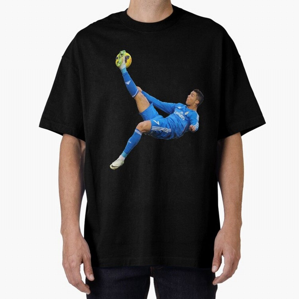 cristiano ronaldo Oversized T-Shirt Make Game Day About Global Football Passion for FIFA World Cup 2026, Centered on Messi, CR7 and Mbappe, Argentina, France and Brazil, Championship Spirit, Famous Goals, Roaring Crowds and International Football