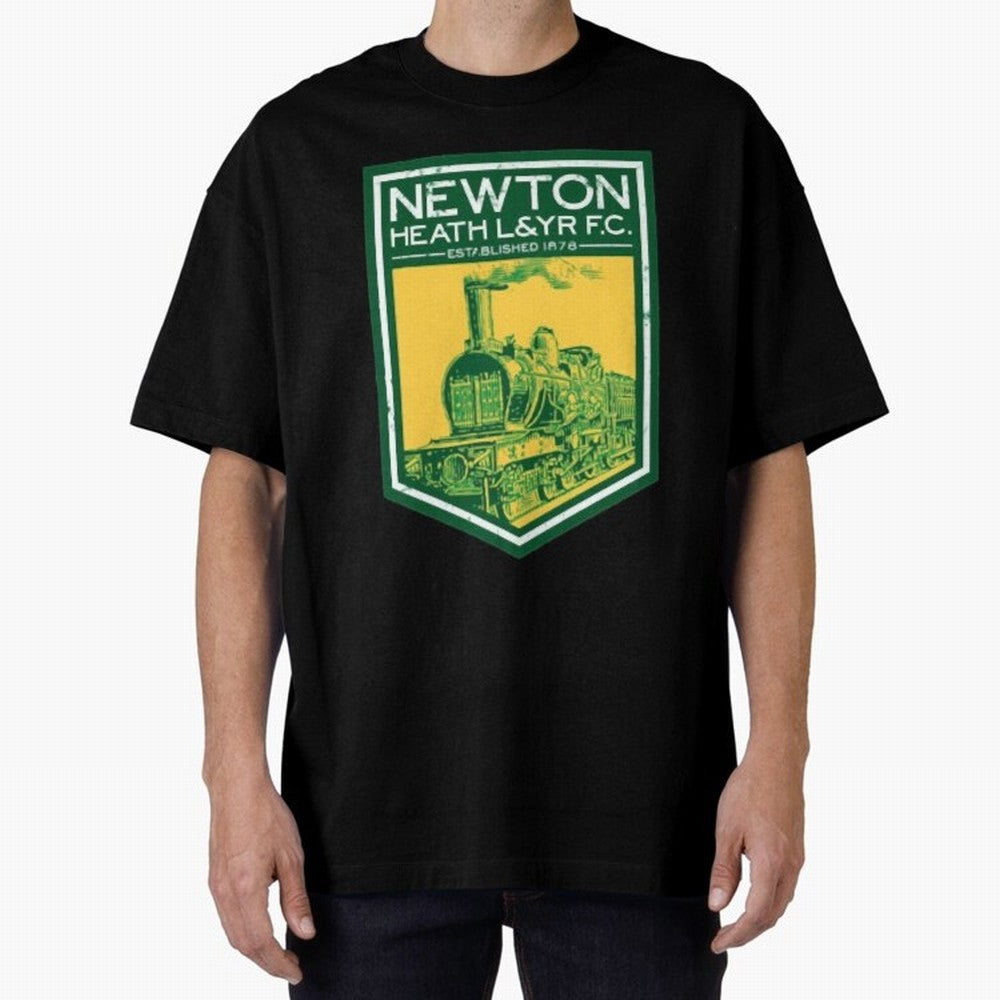 Manchester United Newton Heath 1878 Oversized T-Shirt Follow the Road to FIFA World Cup 2026 Spirit, Made for Spain and Netherlands, CR7 and Messi, Supporter Pride, Iconic Celebrations, Legendary Names and Global Match Day Energy; Ideal for Fans