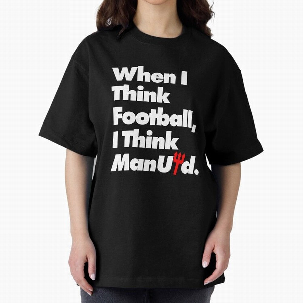 Manchester United Oversized T-Shirt Build FIFA World Cup 2026 Highlighting Haaland, France Energy, Sports Nostalgia, International Competition, Famous Players and Unforgettable Victories; Ideal for Passionate Fans Who Love Underdog Stories,