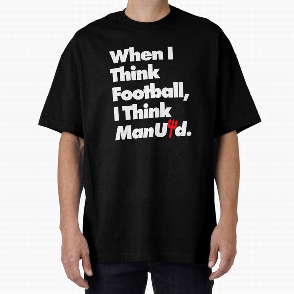 Manchester United Oversized T-Shirt Build FIFA World Cup 2026 Highlighting Haaland, France Energy, Sports Nostalgia, International Competition, Famous Players and Unforgettable Victories; Ideal for Passionate Fans Who Love Underdog Stories,