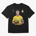 Cr7 cristiano ronaldo red black yellow blue milano real madid ronaldo cr ronaldo cristiano Portugal 7 9 united alnassr al nassr nassr al nassar hilal Oversized T-Shirt Embrace FIFA World Cup 2026 USA Canada Mexico Spirit, Capturing Netherlands,