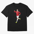 Cristiano Ronaldo Right Here Goal Celebration Oversized T-Shirt Represent Football Lovers during FIFA World Cup 2026 Built around Messi, Germany Energy, Tournament Hype, Historic Matchups, Family Viewing Parties and Global Sports Pride; Ideal for