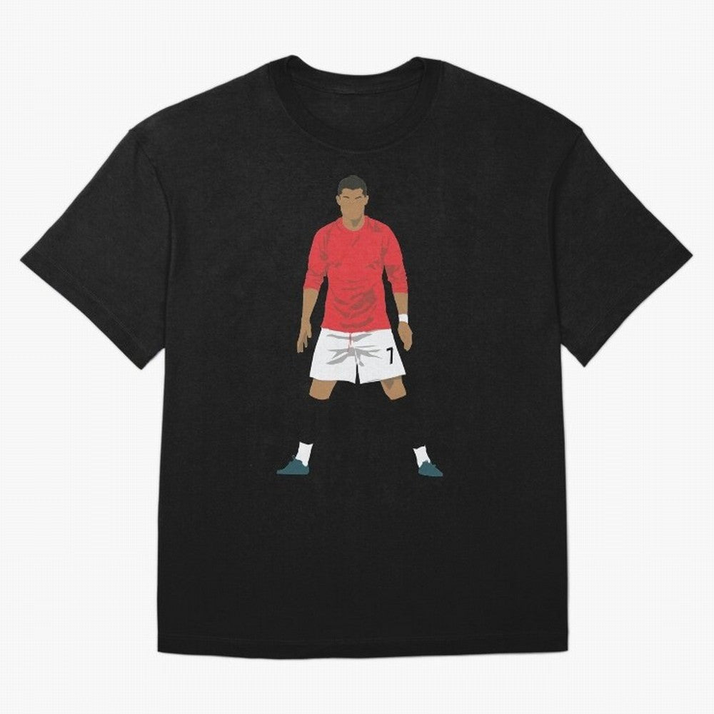 Cristiano Ronaldo MUFC Oversized T-Shirt Join the Global Buzz around Global Football Passion for FIFA World Cup 2026, Featuring Haaland and Mbappe, Argentina, France and Brazil, Sports Nostalgia, International Competition, Famous Players and