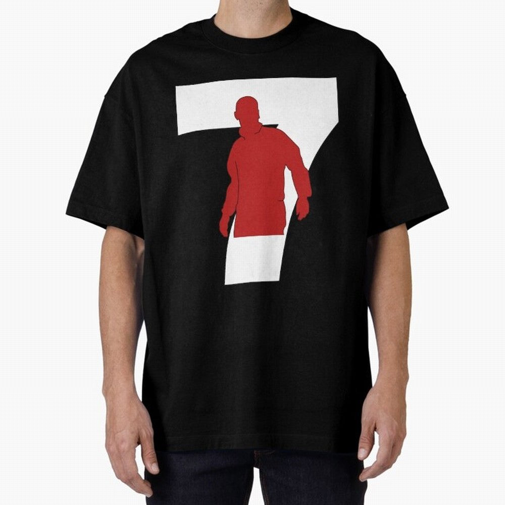 Eric Cantona Manchester United 7 Oversized T-Shirt Upgrade FIFA World Cup 2026 USA Canada Mexico for Fans of Messi, Neymar and Mbappe and Argentina, Bringing Championship Spirit, Famous Goals, Roaring Crowds and International Football Unity;
