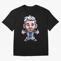 Lionel Messi Oversized T-Shirt Fuel FIFA World Cup 2026 Capturing Haaland, France and Portugal Energy, Global Supporter Spirit, Legendary Goals, National Colors and Tournament Celebration; Ideal for Passionate Fans Who Love Underdog Stories,