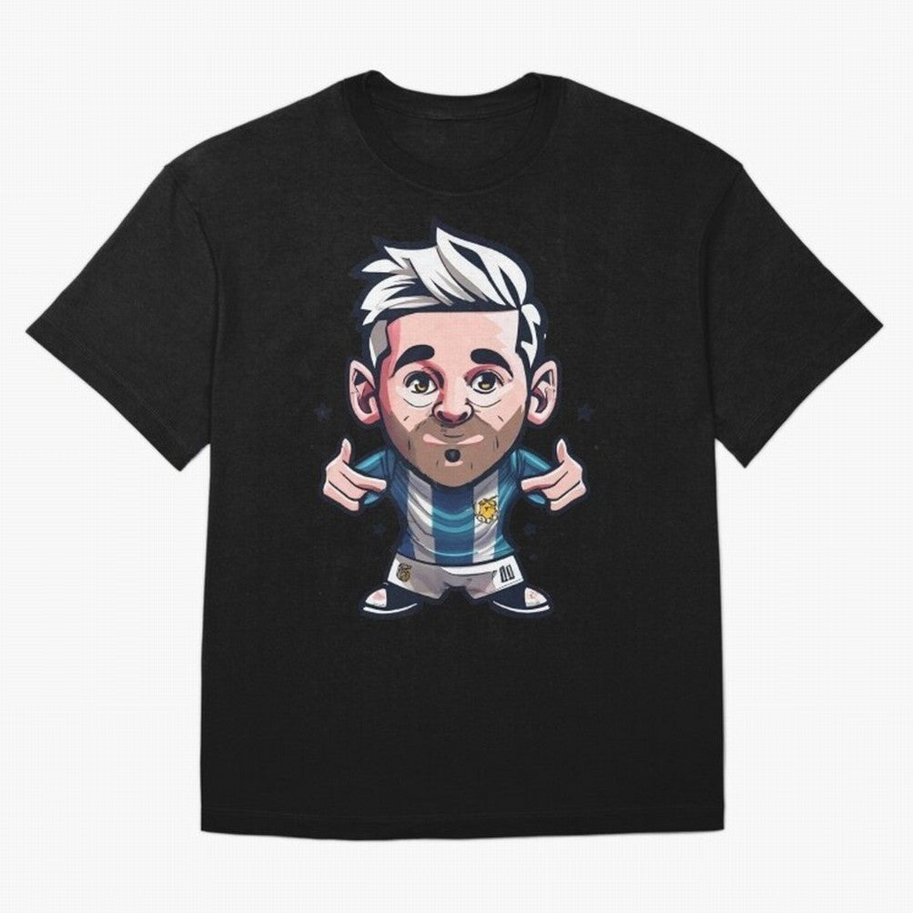 Lionel Messi Oversized T-Shirt Fuel FIFA World Cup 2026 Capturing Haaland, France and Portugal Energy, Global Supporter Spirit, Legendary Goals, National Colors and Tournament Celebration; Ideal for Passionate Fans Who Love Underdog Stories,