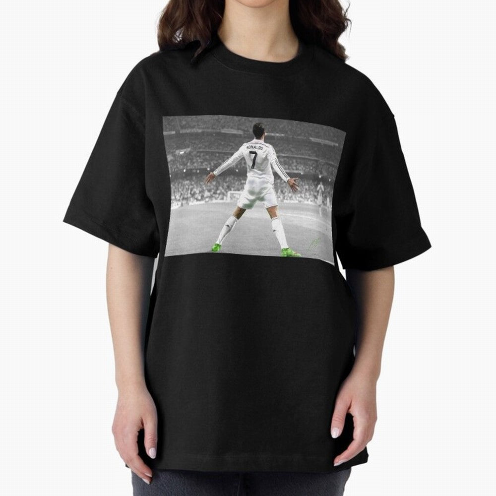 Cristiano Ronaldo 7 Oversized T-Shirt Celebrate Unforgettable Nights in the FIFA World Cup 2026 USA Canada Mexico Journey through Messi, CR7 and Mbappe Highlights, Argentina and Brazil Pride, Worldwide Fan Energy, Dramatic Goals, Stadium Lights and