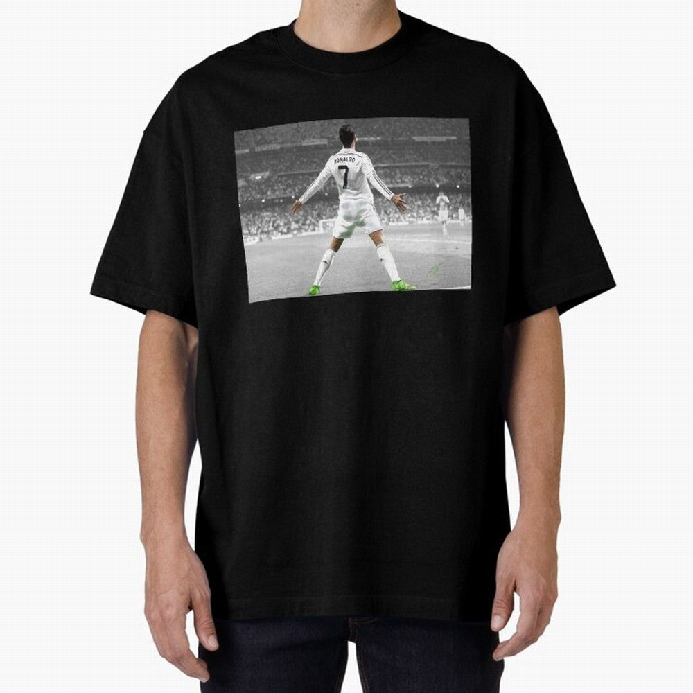 Cristiano Ronaldo 7 Oversized T-Shirt Celebrate Unforgettable Nights in the FIFA World Cup 2026 USA Canada Mexico Journey through Messi, CR7 and Mbappe Highlights, Argentina and Brazil Pride, Worldwide Fan Energy, Dramatic Goals, Stadium Lights and