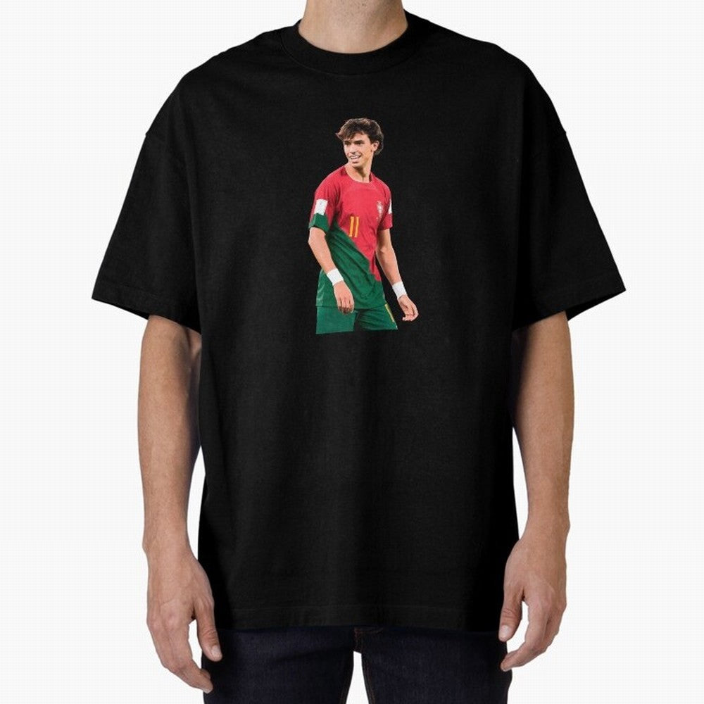 Joao Felix Oversized T-Shirt Get Ready for FIFA World Cup 2026 for Fans of Haaland and Mbappe and Argentina and Brazil, Bringing Classic Soccer Heritage, Championship Pressure, Fan Loyalty and International Pride; Ideal for Passionate Fans Who Love