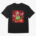 CR7 Oversized T-Shirt Show Your Love for FIFA World Cup 2026 for Fans of Haaland and Mbappe and Portugal, Bringing Stadium Memories, Football Loyalty, International Chants and Championship Tradition; Ideal for Football Dads, Football Moms, Friends,
