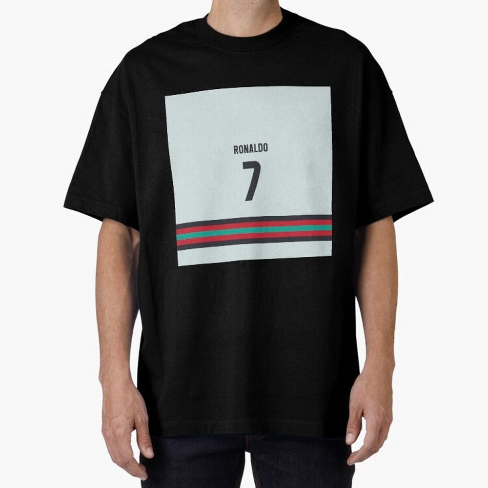 Cristiano Ronaldo Portugal Away Oversized T-Shirt Show Passion for the Stars of the FIFA World Cup 2026 Journey through Mbappe and Neymar Highlights, France and Portugal Pride, Classic Soccer Heritage, Championship Pressure, Fan Loyalty and