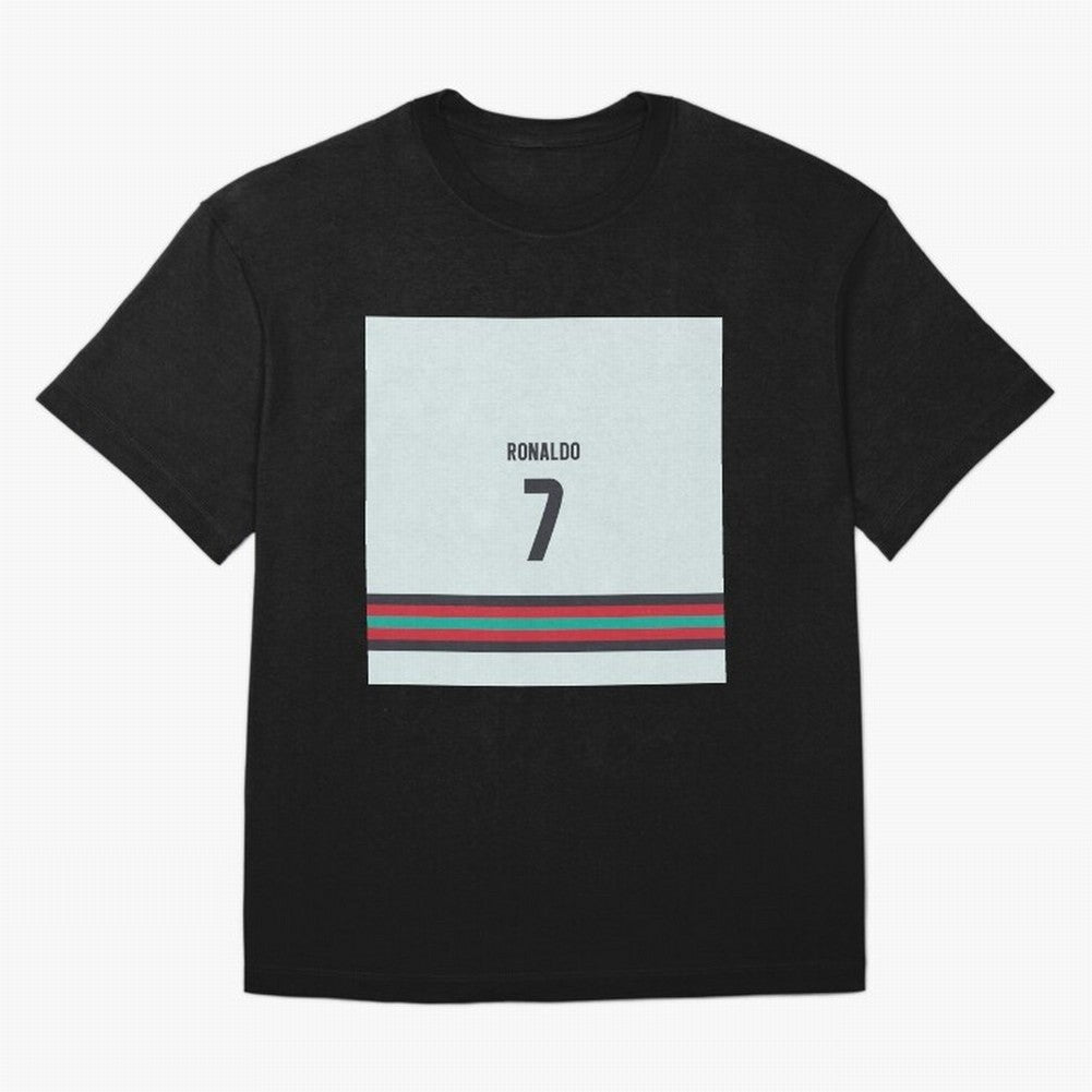 Cristiano Ronaldo Portugal Away Oversized T-Shirt Show Passion for the Stars of the FIFA World Cup 2026 Journey through Mbappe and Neymar Highlights, France and Portugal Pride, Classic Soccer Heritage, Championship Pressure, Fan Loyalty and