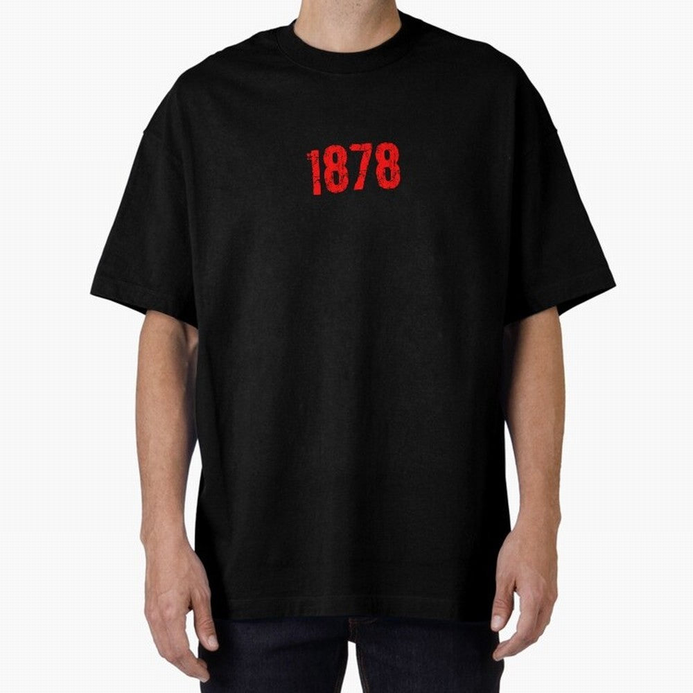 1878 Oversized T-Shirt Show Your Tournament Heart for FIFA World Cup 2026 USA Canada Mexico for Fans of Mbappe and Spain and Netherlands, Bringing Game Day Rituals, Football Legends, Country Pride and the Road to the Final; Made for Die Hard