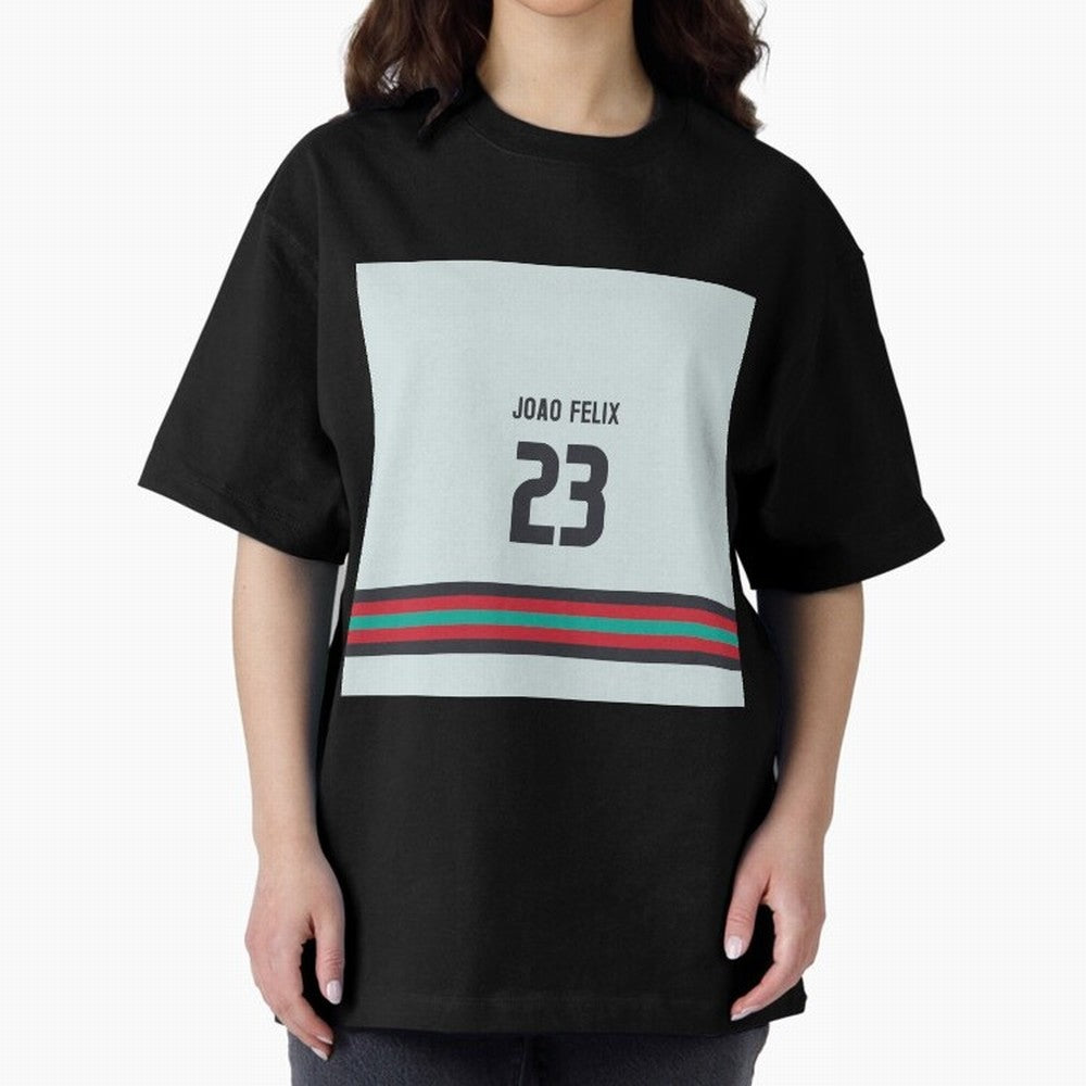 Joao Felix Portugal Away Oversized T-Shirt Relive the Noise and Pride of Global Football Passion for FIFA World Cup 2026 USA Canada Mexico, Inspired by Haaland and Mbappe, Spain, Stadium Chants, National Pride, Trophy Dreams and Unforgettable