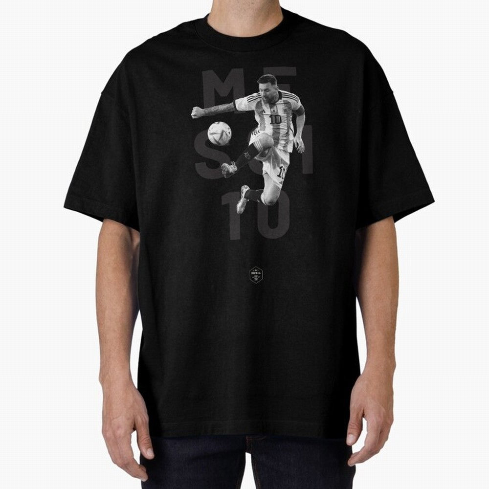 Lionel Messi Oversized T-Shirt Celebrate Rivalries and Pride in FIFA World Cup 2026 Group Stage for Fans of CR7 and Messi and Portugal, Spain and Germany, Bringing Football History, Final Match Energy, Crowd Noise and Once in a Lifetime Moments;