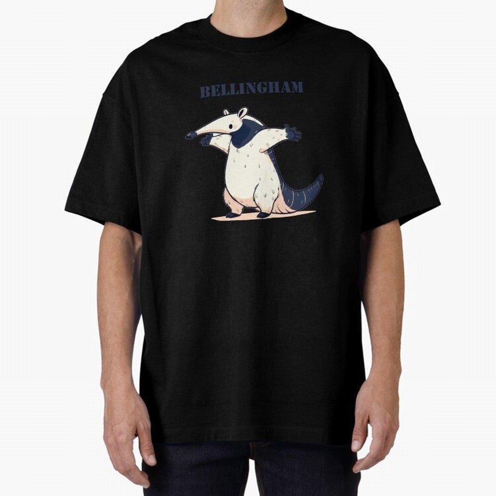 Celebration Bellingham Tamandua Oversized T-Shirt Bring Bold Fan Energy to Global Football Passion for FIFA World Cup 2026, Built around Mbappe and Neymar, Spain, Football Passion, Legendary Performances, Festival Vibes and Supporter Community;