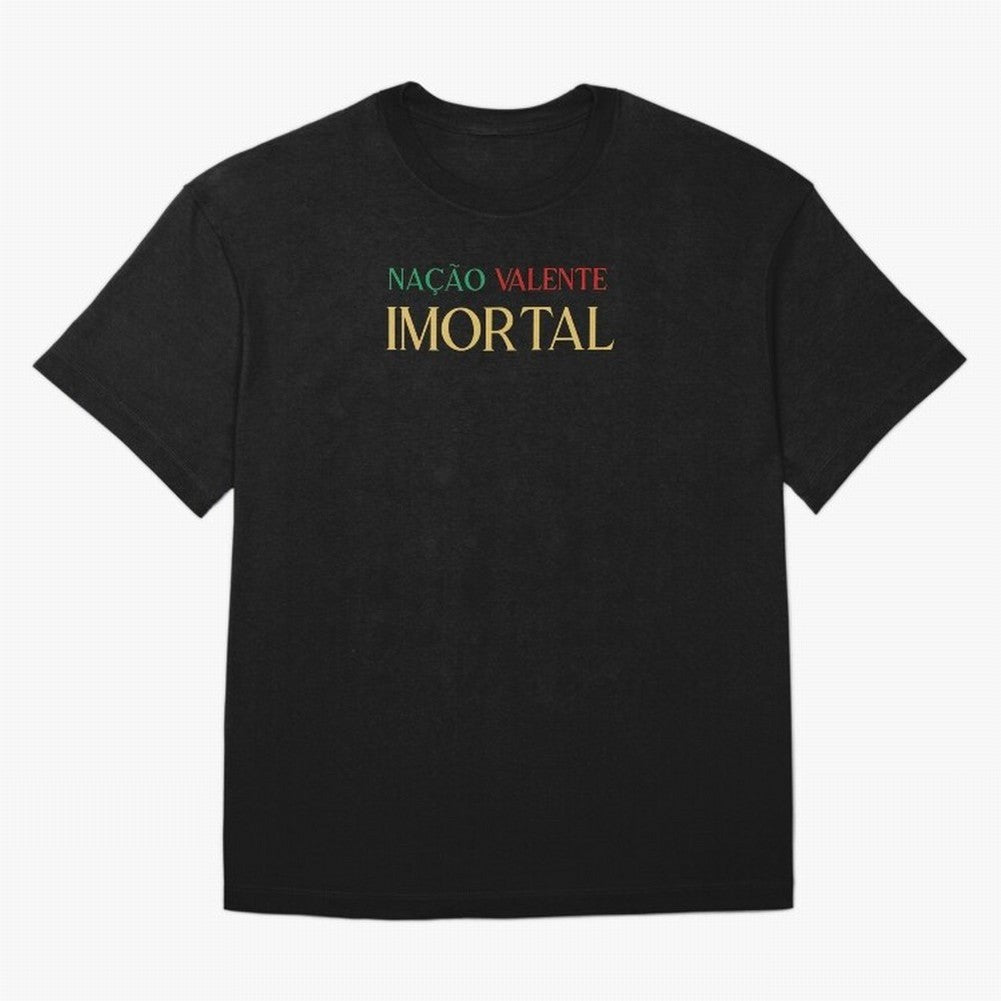Na??o Valente Imortal Portugal Tuga Oversized T-Shirt Celebrate Every Goal in Global Football Passion for FIFA World Cup 2026, Celebrating Mbappe and Neymar, Germany, Game Day Rituals, Football Legends, Country Pride and the Road to the Final;