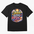 Jesus my faithful friend Oversized T-Shirt Support the FIFA World Cup 2026 Group Stage Journey through Messi and Cristiano Ronaldo Highlights, Brazil Pride, Supporter Pride, Iconic Celebrations, Legendary Names and Global Match Day Energy; Perfect