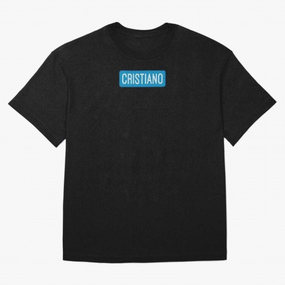Cristiano Name Oversized T-Shirt Turn Every Weekend Toward Match Day Hype around FIFA World Cup 2026, CR7 and Messi, Spain, Supporter Pride, Iconic Celebrations, Legendary Names and Global Match Day Energy; Created for Match Day Parties, Soccer