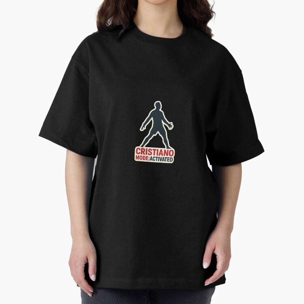 Cristiano Mode: Activated Oversized T-Shirt Show Your Stadium Side during the FIFA World Cup 2026 USA Canada Mexico Journey through Messi Highlights, Spain Pride, Championship Spirit, Famous Goals, Roaring Crowds and International Football Unity;