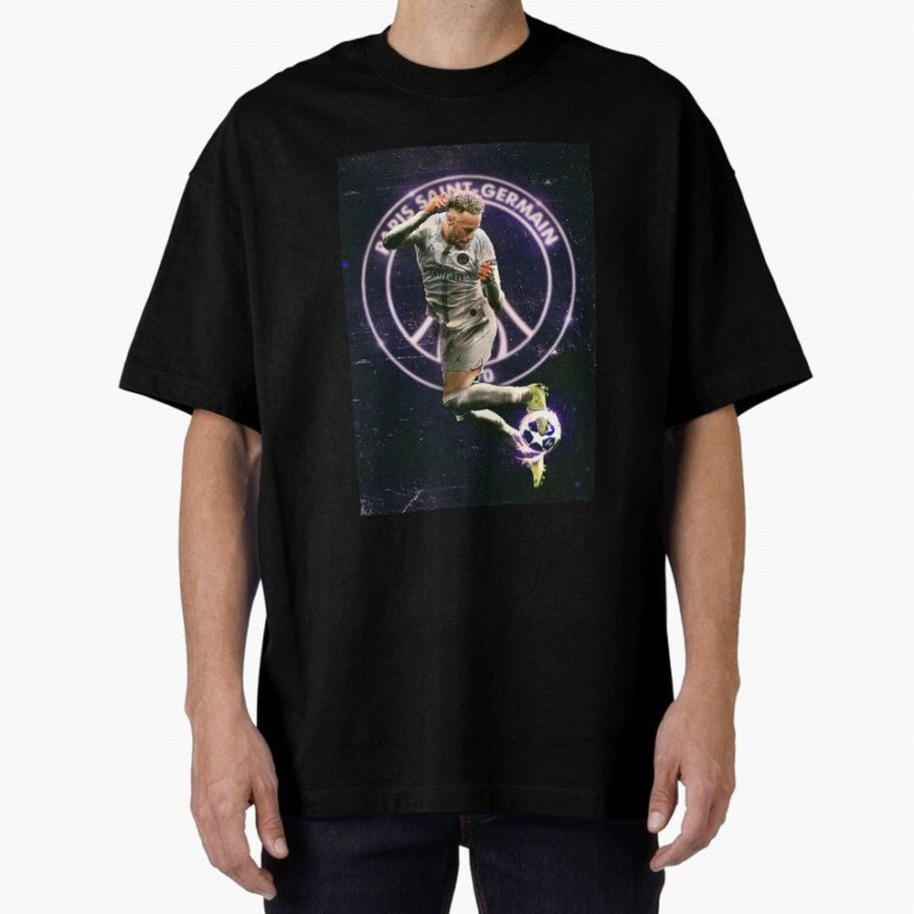 Skill Neymar Oversized T-Shirt Fuel Match Day Hype around FIFA World Cup 2026 USA Canada Mexico, Neymar, Spain and Netherlands, Sports Nostalgia, International Competition, Famous Players and Unforgettable Victories; Created for Match Day Parties,