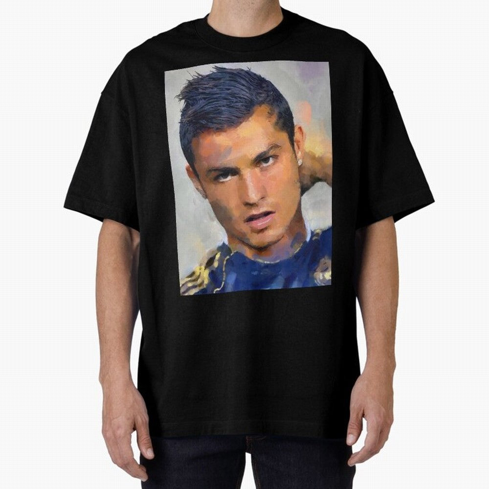 Cristiano Oversized T-Shirt Relive Legendary Nights from the FIFA World Cup 2026 USA Canada Mexico Journey through Haaland and Mbappe Highlights, Portugal, Spain and Germany Pride, Global Supporter Spirit, Legendary Goals, National Colors and