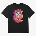 Cristiano Ronaldo Pop Art WPAP Oversized T-Shirt Honor the Football Icons of FIFA World Cup 2026 Group Stage Featuring CR7, England Energy, Soccer Culture, Superstar Moments, National Team Dreams and Competitive Fire; Perfect for People Who Love