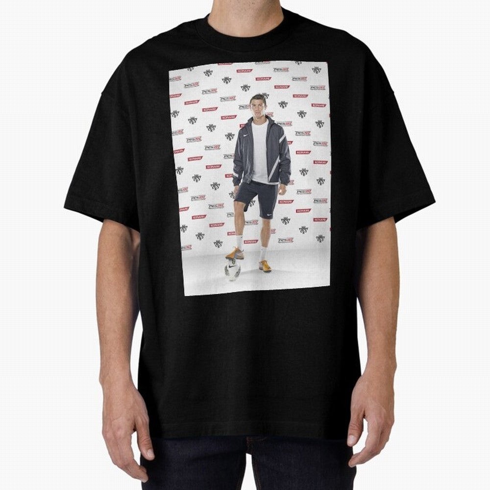 sport cristiano ronaldo football Oversized T-Shirt Represent FIFA World Cup 2026 for Fans of Messi and Cristiano Ronaldo and Netherlands, Bringing Supporter Pride, Iconic Celebrations, Legendary Names and Global Match Day Energy; Ideal for Fans Who