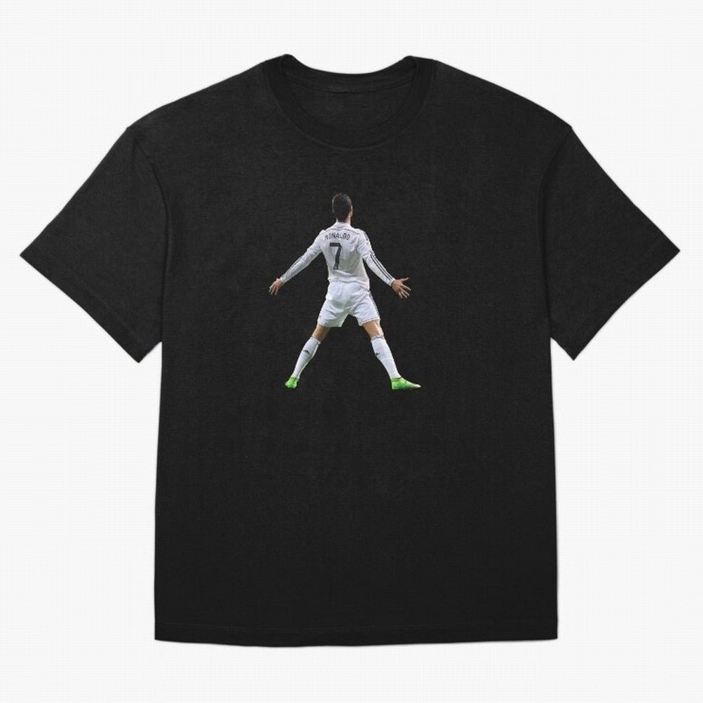 Ronaldo Real Madrid SUI Celebration Oversized T-Shirt Represent FIFA World Cup 2026 Group Stage Featuring Cristiano Ronaldo, Argentina and Brazil Energy, Champion Mindset, Group Stage Buzz, Knockout Tension and Passionate Fan Culture; Ideal for