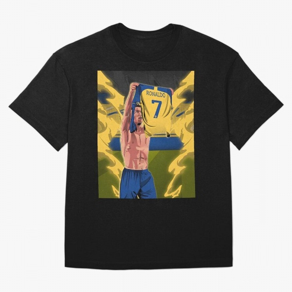 aksi copot kaos selebrasi Oversized T-Shirt Celebrate the Stars of FIFA World Cup 2026 Group Stage Spirit, Highlighting England, France and Netherlands, Messi and Cristiano Ronaldo, Vintage Soccer Flavor, Modern Football Stars, National Flags and