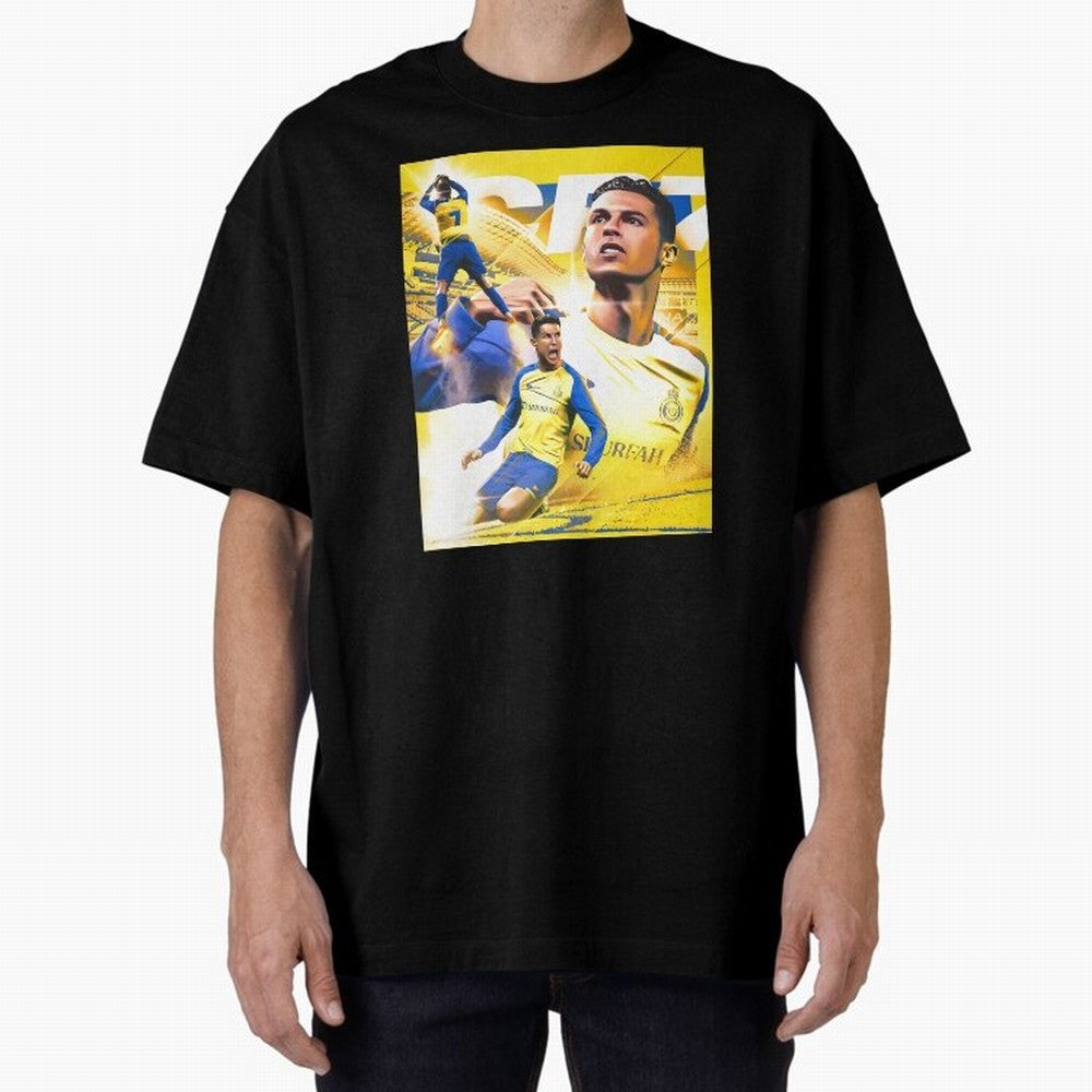 legend footballer yellow Oversized T-Shirt Feel International Energy from FIFA World Cup 2026 USA Canada Mexico Inspired by Messi, Germany Energy, Soccer Culture, Superstar Moments, National Team Dreams and Competitive Fire; Great for Supporters