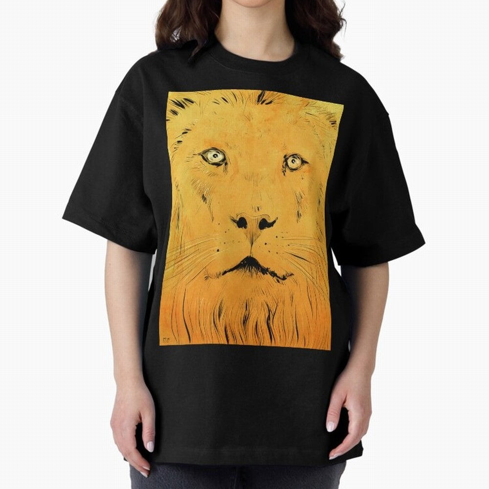 Lion Oversized T-Shirt Back Your Heroes with FIFA World Cup 2026 for Fans of Mbappe and Neymar and France, Bringing Global Supporter Spirit, Legendary Goals, National Colors and Tournament Celebration; Perfect for Supporters Who Want Bold Football
