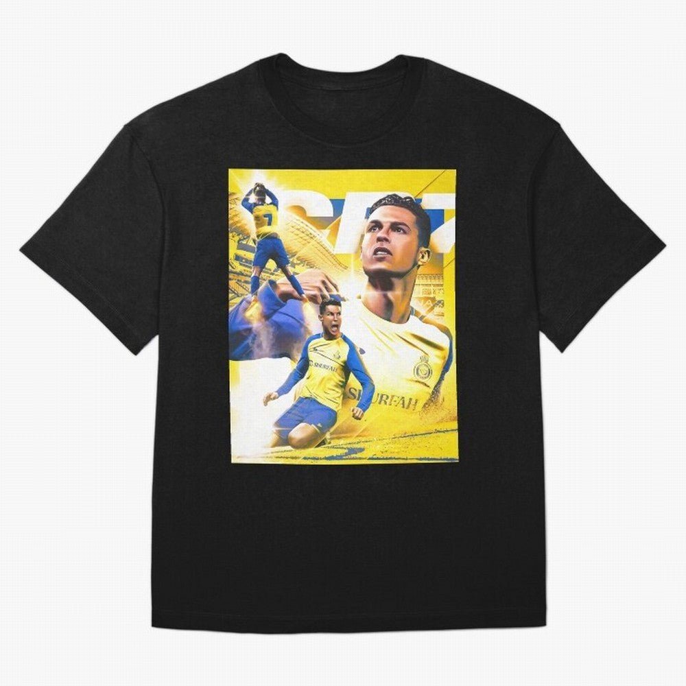 Cr7 Al Nassr Oversized T-Shirt Join the Global Buzz around Match Day Hype around FIFA World Cup 2026, Messi and Cristiano Ronaldo, England, France and Netherlands, Retro Football Energy, Iconic Rivalries, Trophy Chase Drama and Stadium Atmosphere;