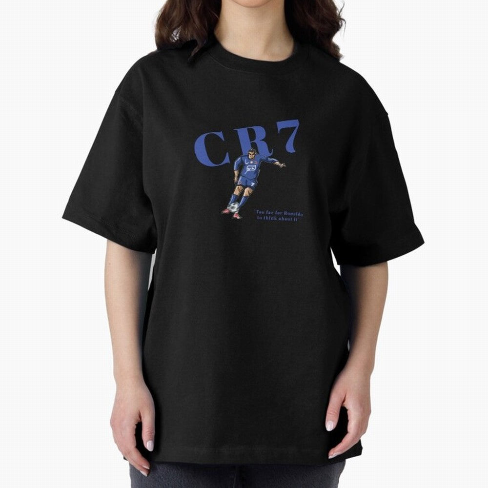 CR7. Oversized T-Shirt Honor the Beautiful Game during FIFA World Cup 2026 for Fans of Neymar and Brazil, Bringing Soccer Culture, Superstar Moments, National Team Dreams and Competitive Fire; Made for Collectors Who Enjoy Iconic Players, Country