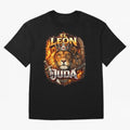 The Lion of Judah Oversized T-Shirt Represent the Passion of FIFA World Cup 2026 USA Canada Mexico Centered on Cristiano Ronaldo, Netherlands Energy, Retro Football Energy, Iconic Rivalries, Trophy Chase Drama and Stadium Atmosphere; Perfect for