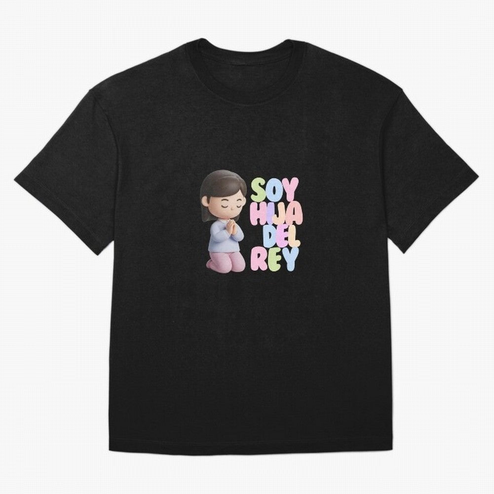 Soy Hija del Rey | Dise?o Cristiano Dulce en Colores Pastel Oversized T-Shirt Celebrate Football Dreams Across Global Football Passion for FIFA World Cup 2026 USA Canada Mexico, Driven by Cristiano Ronaldo, Haaland and CR7, England, France and