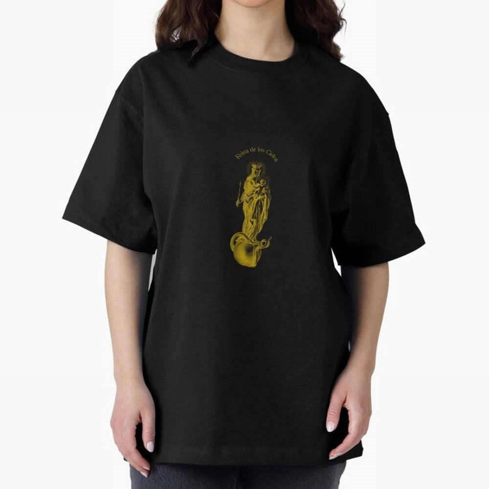 Reina de los Cielos Oversized T-Shirt Celebrate Unforgettable Nights in FIFA World Cup 2026 Group Stage Spirit, Built around Argentina, France and Brazil, CR7 and Messi, Supporter Pride, Iconic Celebrations, Legendary Names and Global Match Day