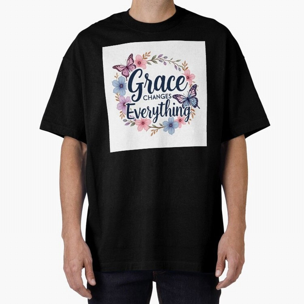 Grace Changes Everything T Shirt Oversized T-Shirt Join the FIFA World Cup 2026 Group Stage Journey through Haaland and Mbappe Highlights, Brazil Pride, Retro Football Energy, Iconic Rivalries, Trophy Chase Drama and Stadium Atmosphere; Made for