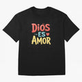 Dios Es Amor T Shirt Oversized T-Shirt Cheer through Every Moment of FIFA World Cup 2026 USA Canada Mexico for Fans of Cristiano Ronaldo, Haaland and CR7 and Portugal, Spain and Germany, Bringing Sports Nostalgia, International Competition, Famous