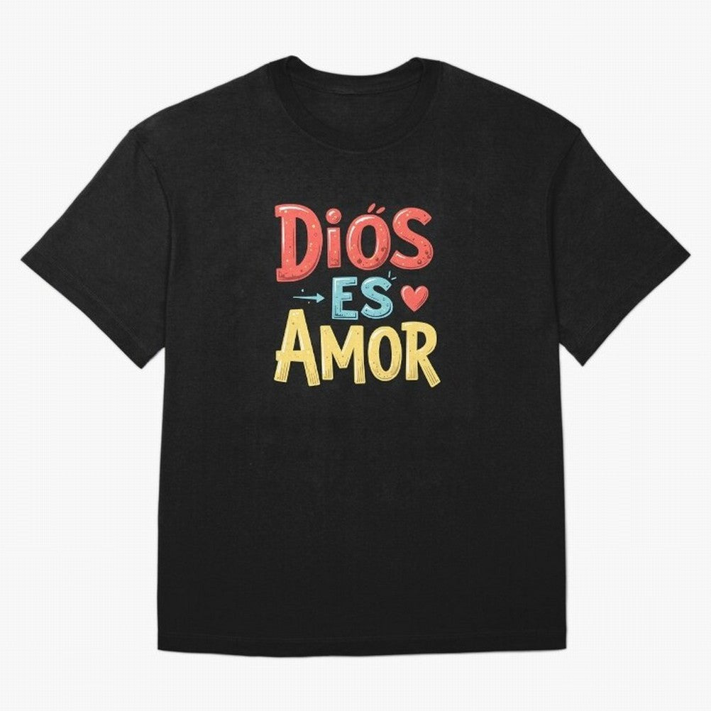 Dios Es Amor T Shirt Oversized T-Shirt Cheer through Every Moment of FIFA World Cup 2026 USA Canada Mexico for Fans of Cristiano Ronaldo, Haaland and CR7 and Portugal, Spain and Germany, Bringing Sports Nostalgia, International Competition, Famous