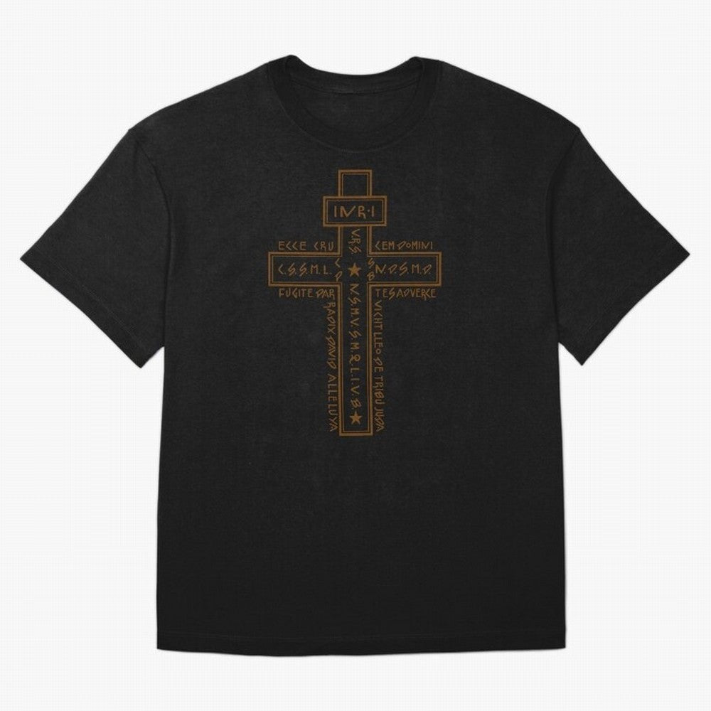 Cruz del Santo Padre Benito 2 Oversized T-Shirt Make Every Match About FIFA World Cup 2026 Group Stage Spirit, Filled with Brazil, Messi, Fan Favorite Moments, National Team Passion, Big Match Drama and Soccer History; Ideal for Fans Who Follow